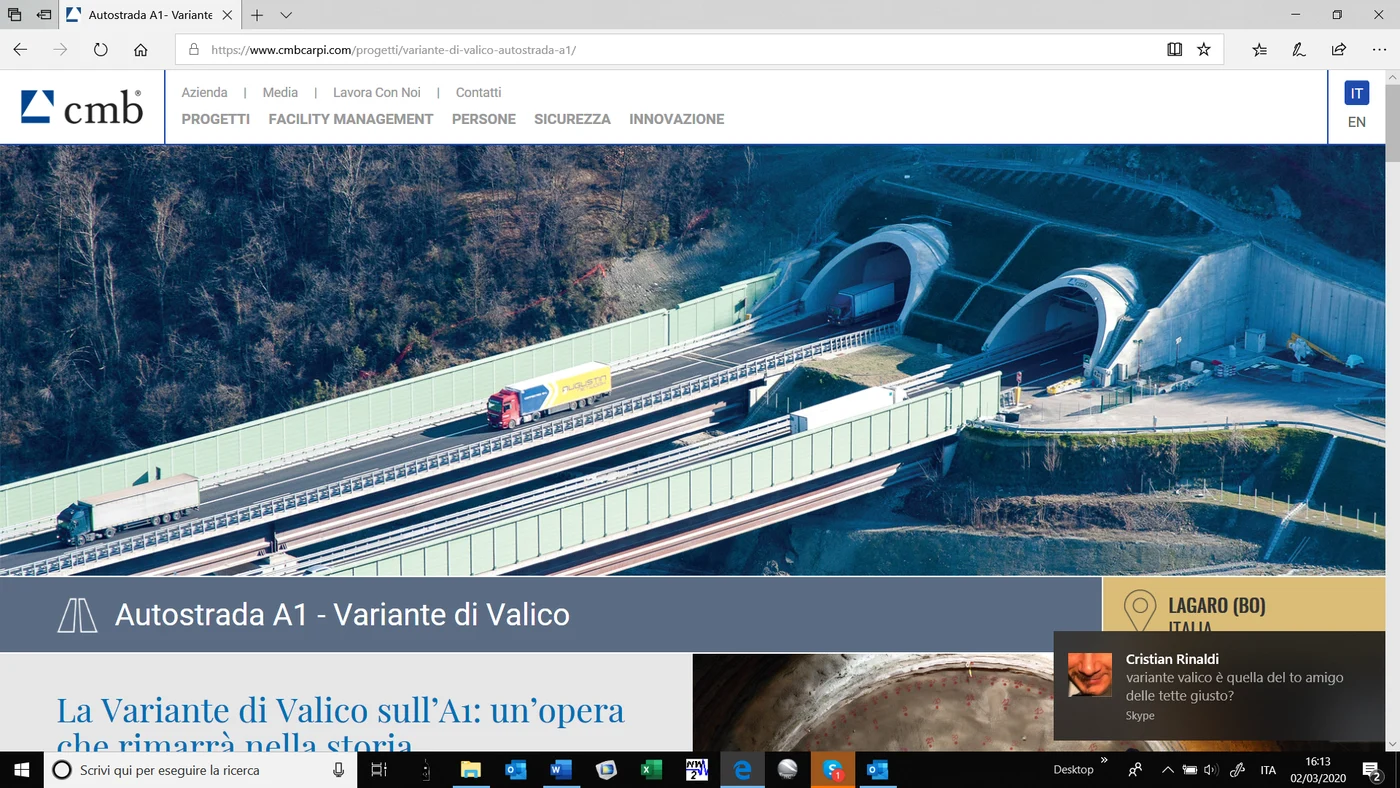 Variante di Valico su autostrada A1