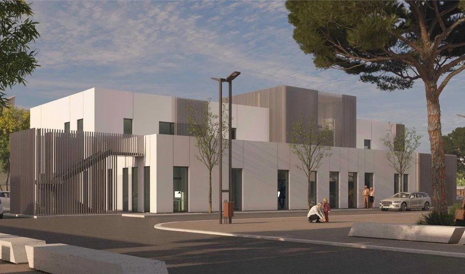 Auditorium presso la Cittadella Scolastica in comune di Mirano (VE)